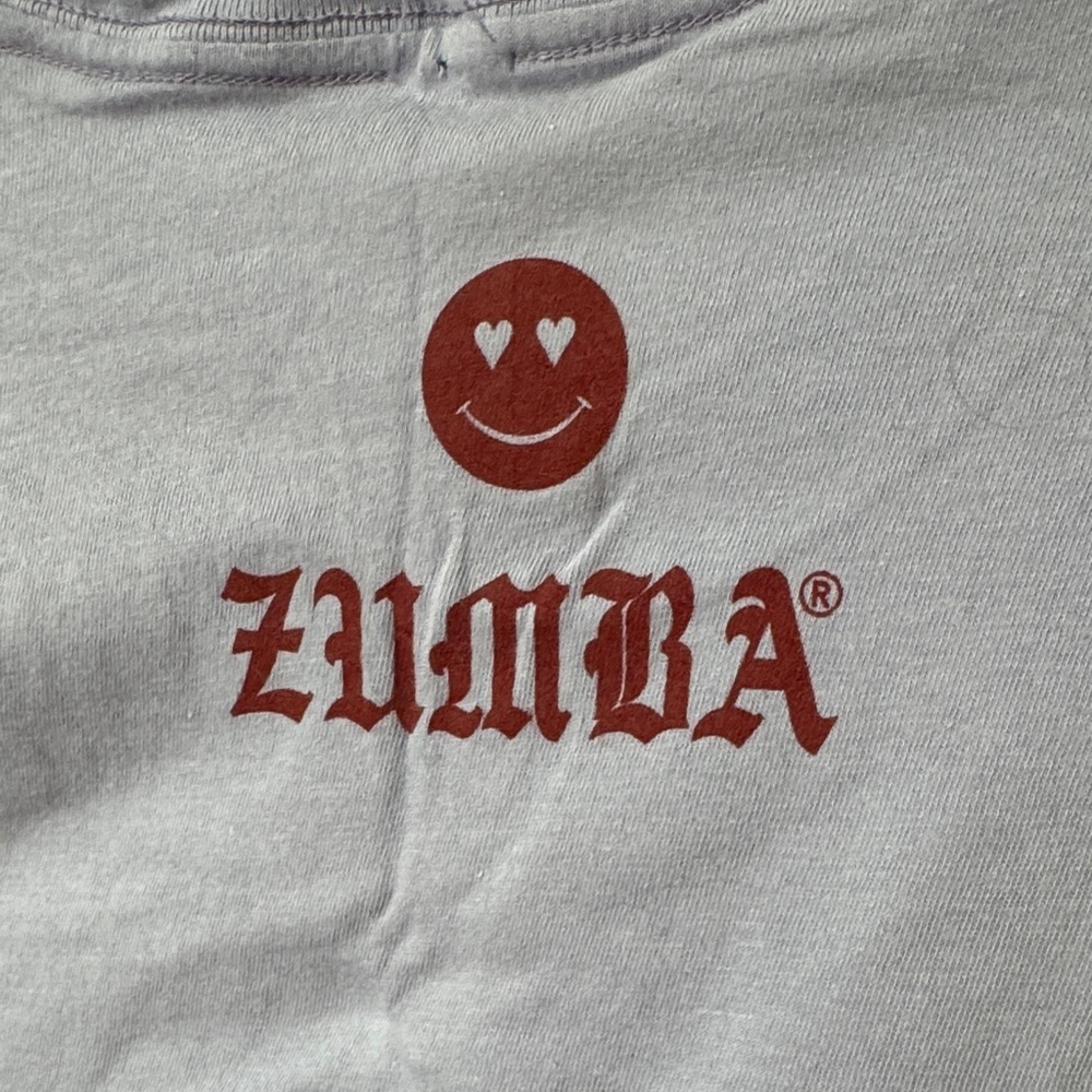 Zumba Fitness Lilac "Step Into Happy" Graphic Tee M - Picture 5 of 8